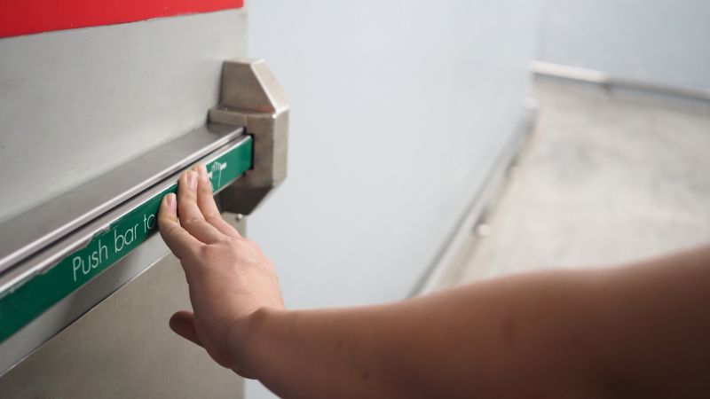 Evacuation Door Installation detail